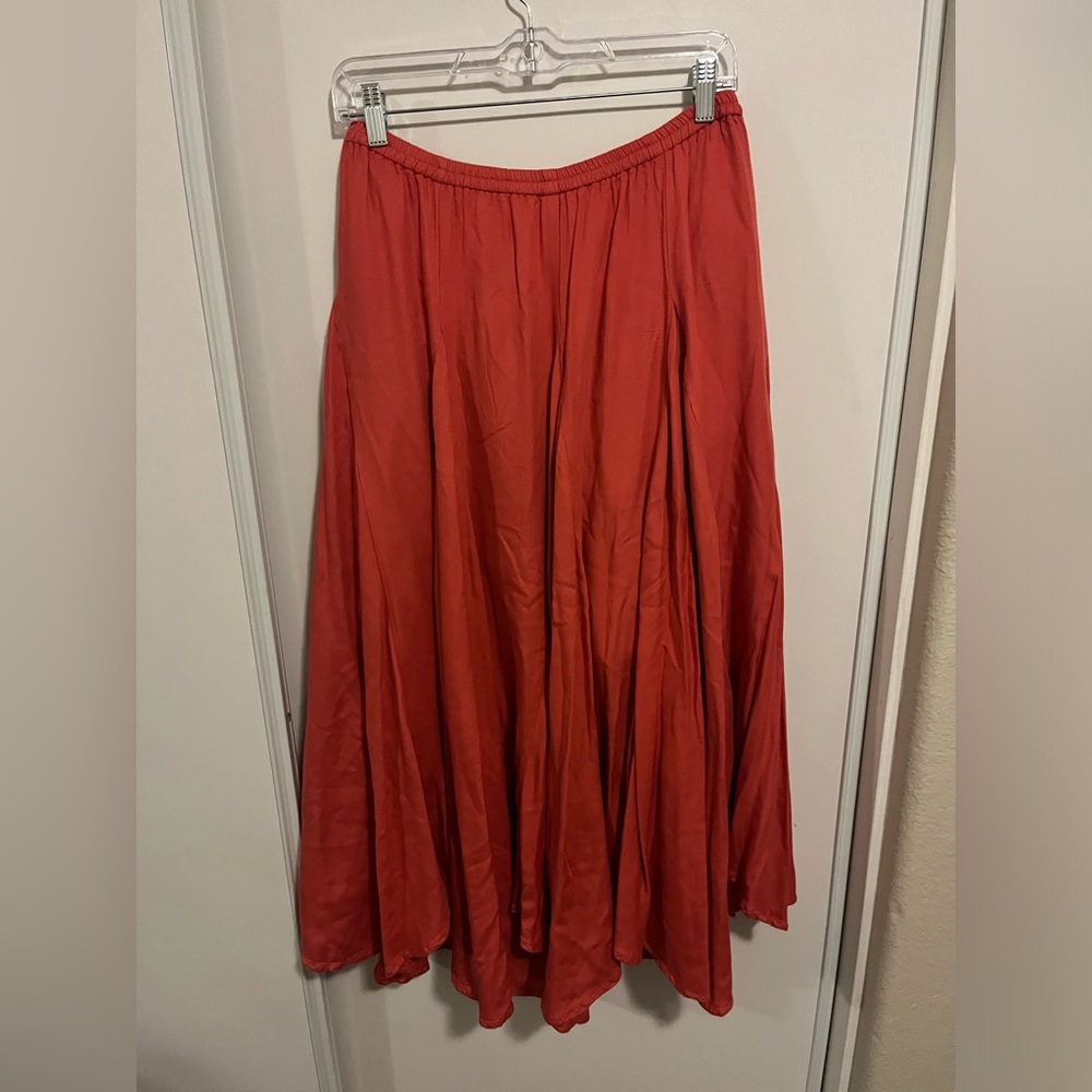 Soft Surroundings Boho Maxi‎ Skit Pink Women's Size Medium Pull On Lined
